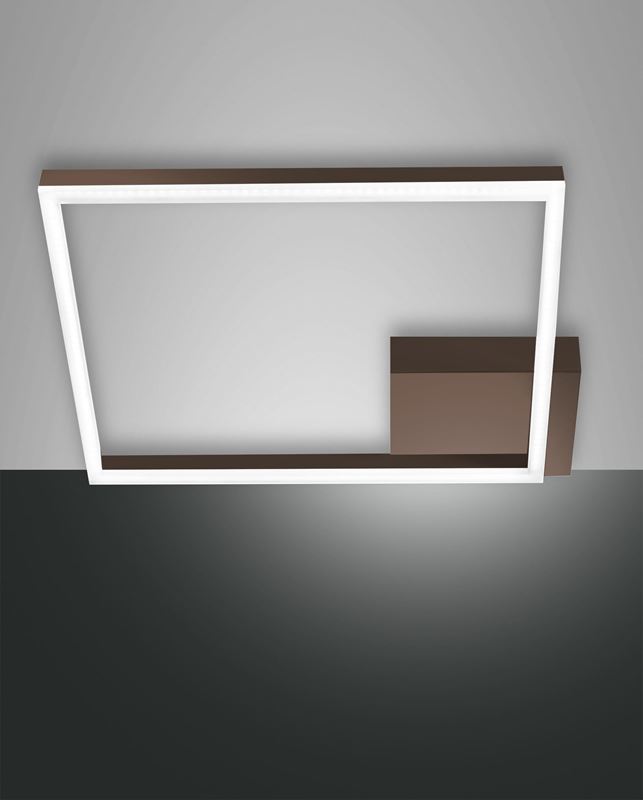 Fabas Luce LED-Deckenleuchte Bard Rostbraun 3394-61-361