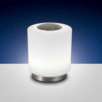 Fabas Luce LED-Tischleuchte SIMI (mit Berührungsdimmer) Nickel matt 3257-30-178