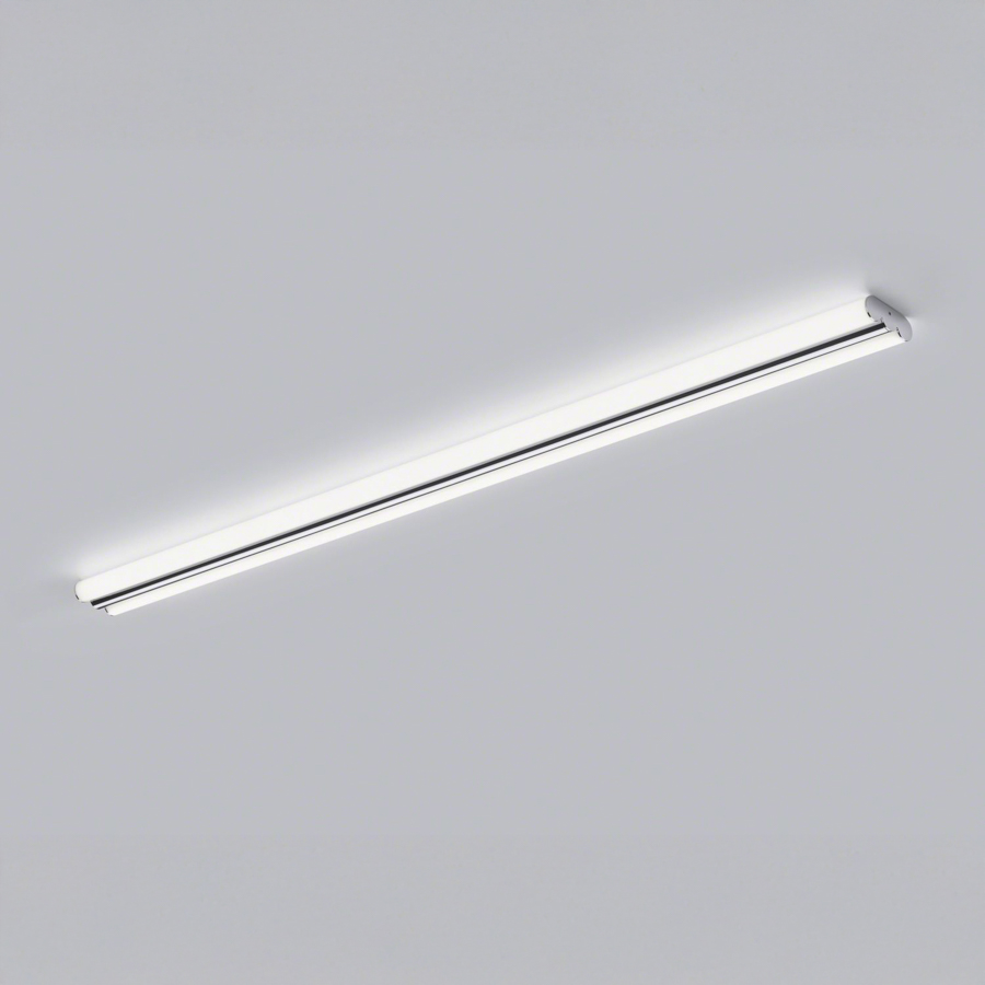 Helestra LED-Deckenleuchte LOOM IP44 chrom, 120 cm, 40W 25/2623.04