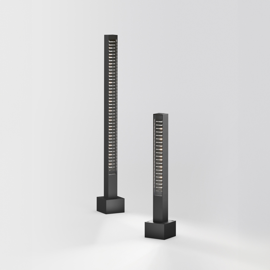 IP44.de Leuchten LED-Pollerleuchte LIN POLLER 40cm schwarz 2700K 92095-27-BL