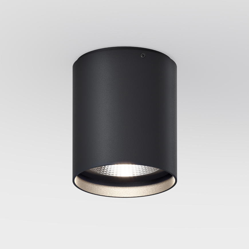 IP44.de Leuchten LED-Downlight UP R schwarz DALI-2 ready (rund) 91820-R-BL-DR