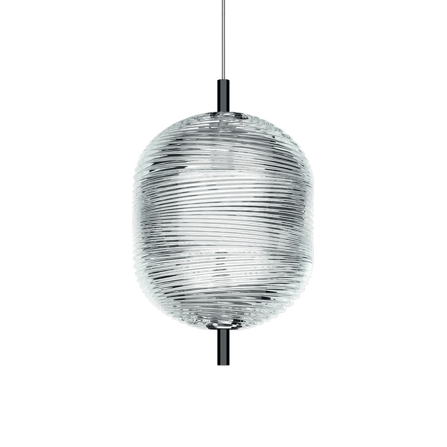 Lodes LED-Einzelpendel JEFFERSON 23,5cm klar/schwarz (ohne Baldachin) 16822 4227