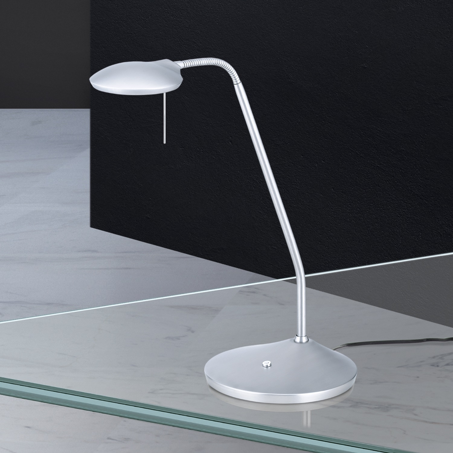 Orion Leuchten LED-Schreibtichleuchte COBRA satin LA 4-1189 satin