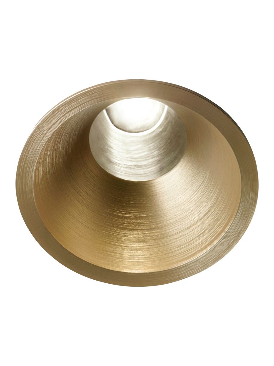 Light-Point LED-Einbaustrahler CURVE II 9cm Messing 270944