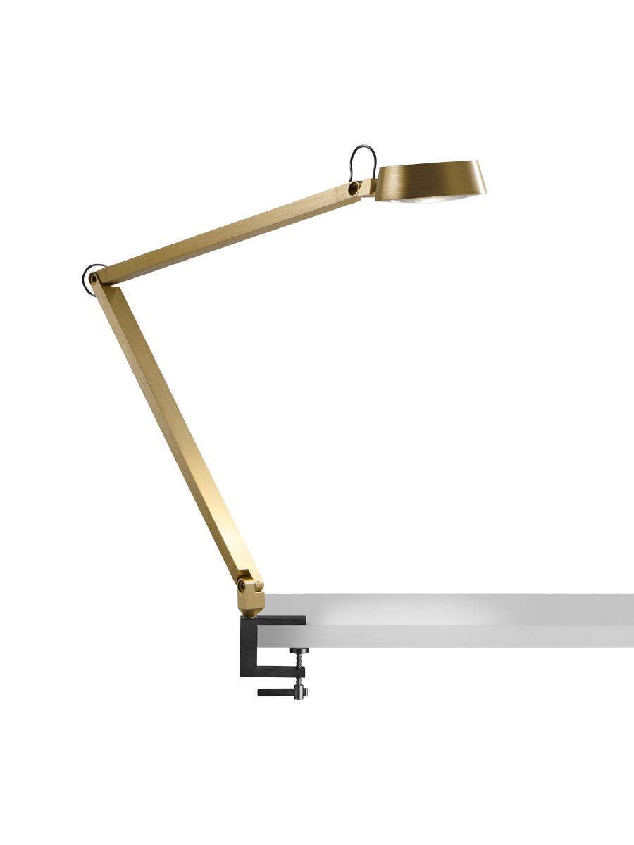 Light-Point LED-Schreibtischleuchte mit Tischklemme DARK 15W Messing 271144