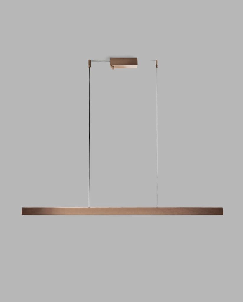 Light-Point LED-Pendelleuchte EDGE LINEAR (mit Switch-Tune) 150cm rosegold 271502