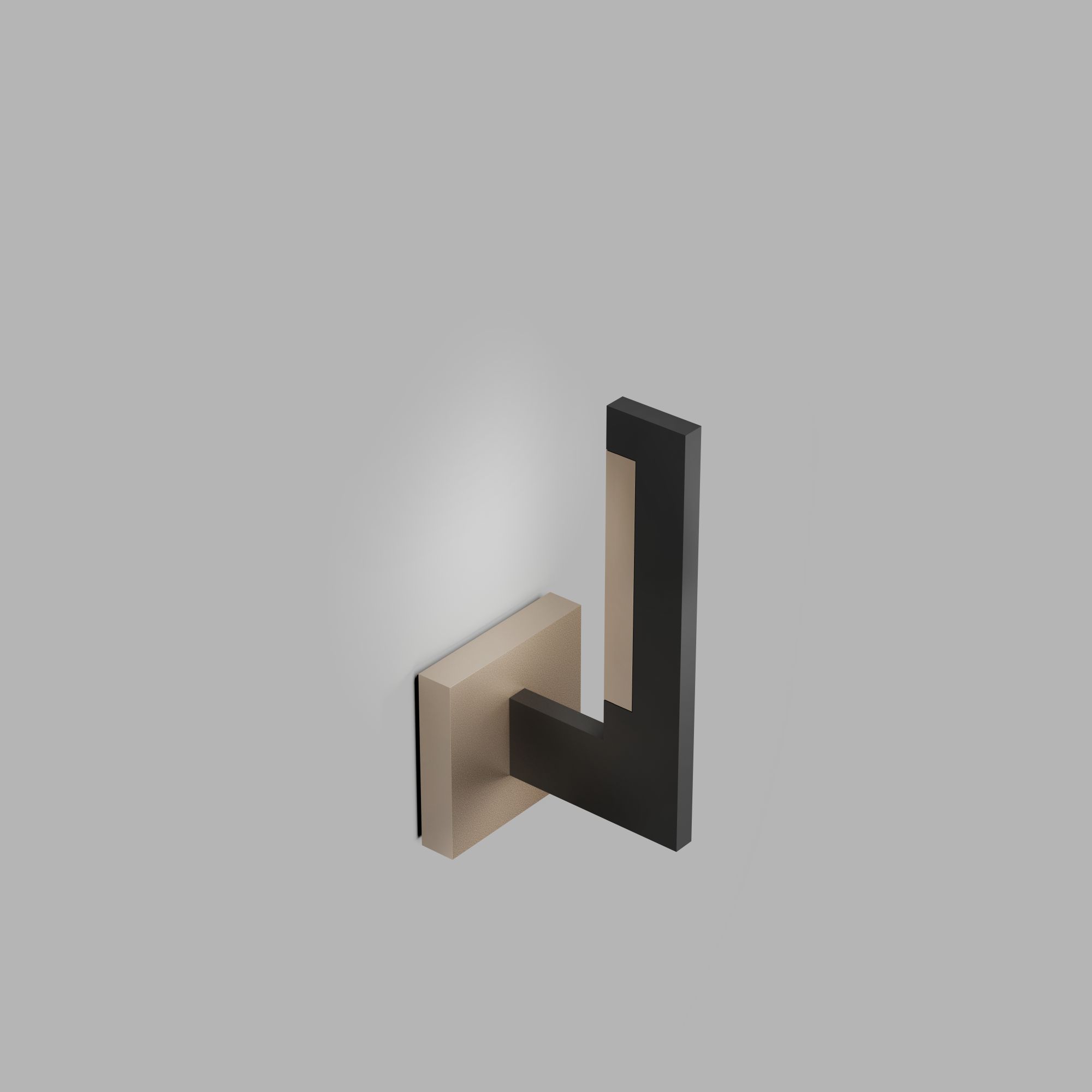 Light-Point LED-Wandleuchte INLAY W1 28cm LINEAR schwarz/gold 900030
