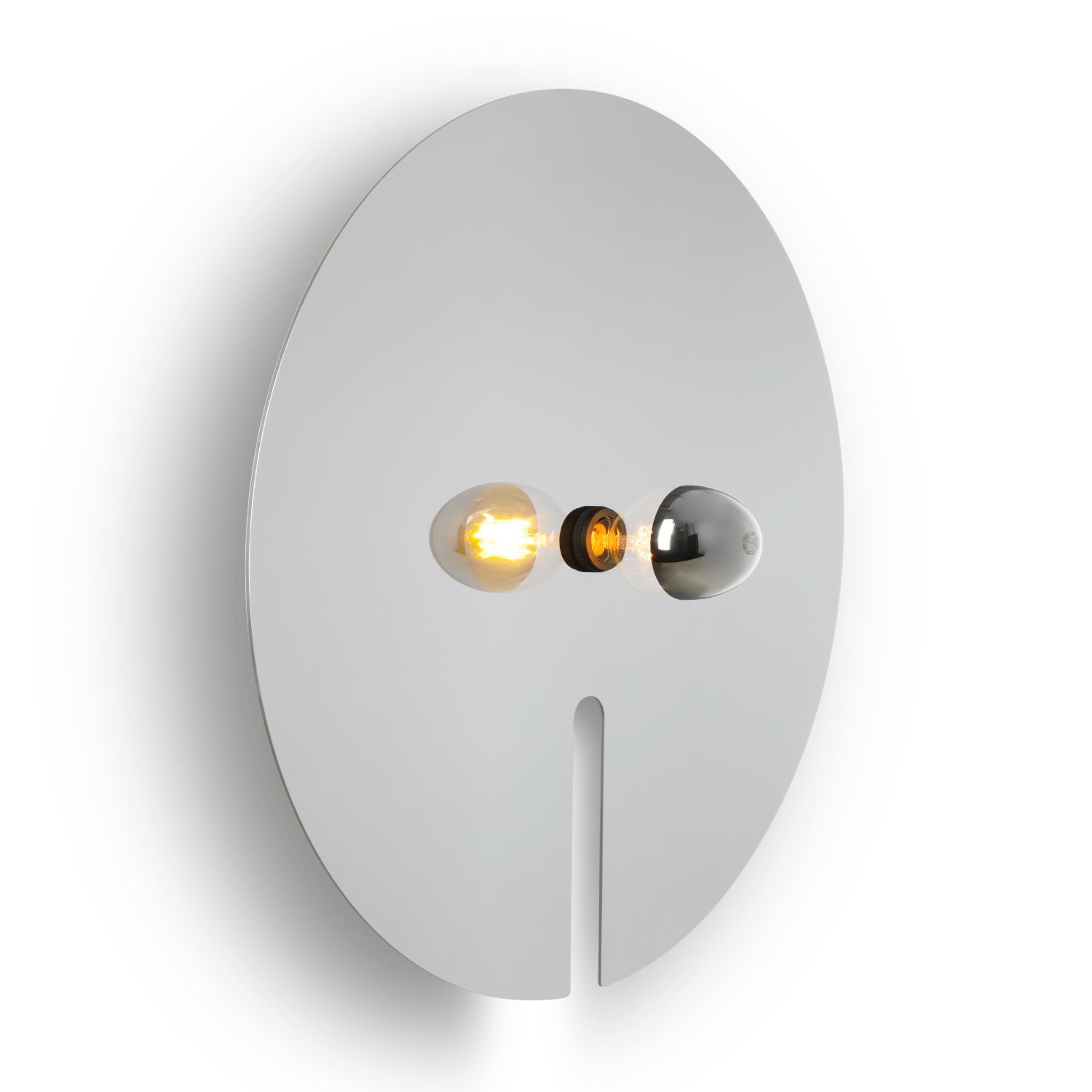 Wever & Ducré Wand-/Deckenleuchte MIRRO CEILING / WALL SURF 3.0 G95 L-B glänzendes aluminium Ø75cm 6323E0LB0