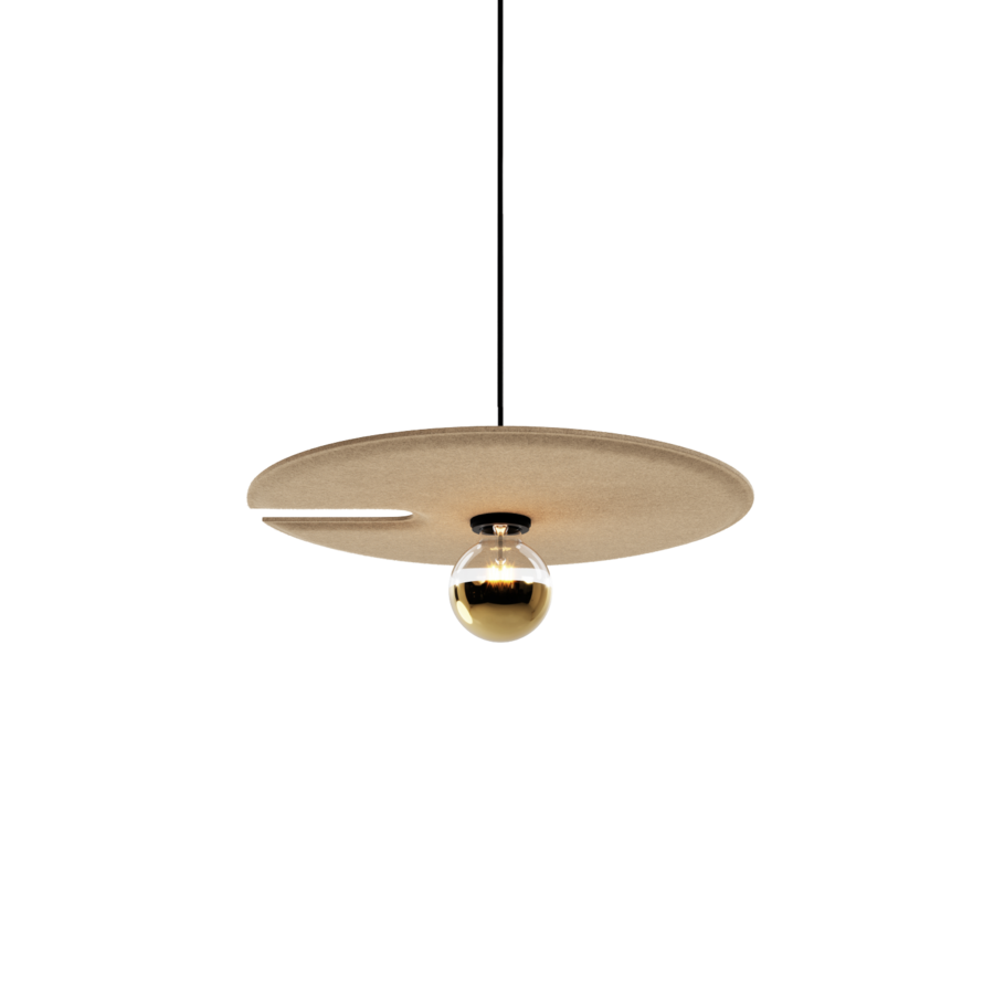 Wever & Ducré Pendelleuchte MIRRO SOFT CEILING SUSP 2.0 E27 LF 6.0mKalkstein 6345E0LF0