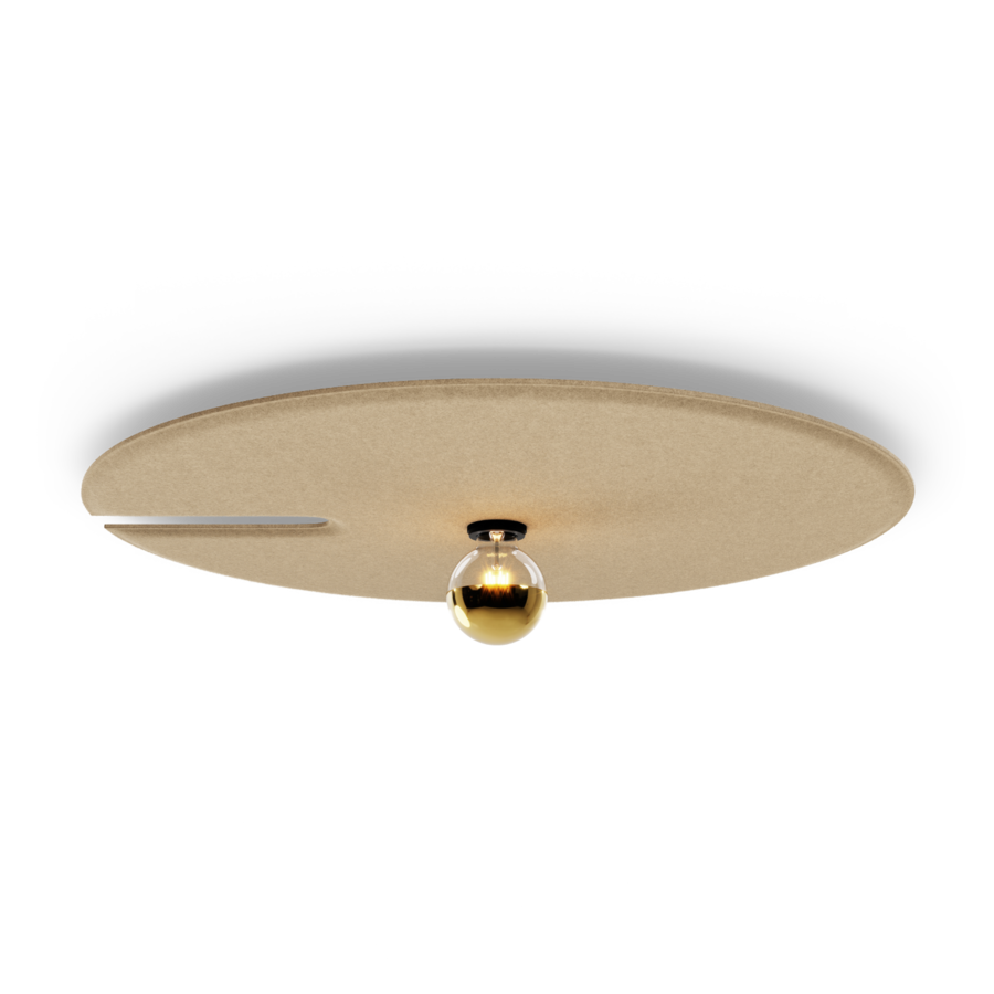 Wever & Ducré Wand-/Deckenleuchte MIRRO SOFT CEILING / WALL SURF 3.0 E27 LFKalkstein 6323E0LF0
