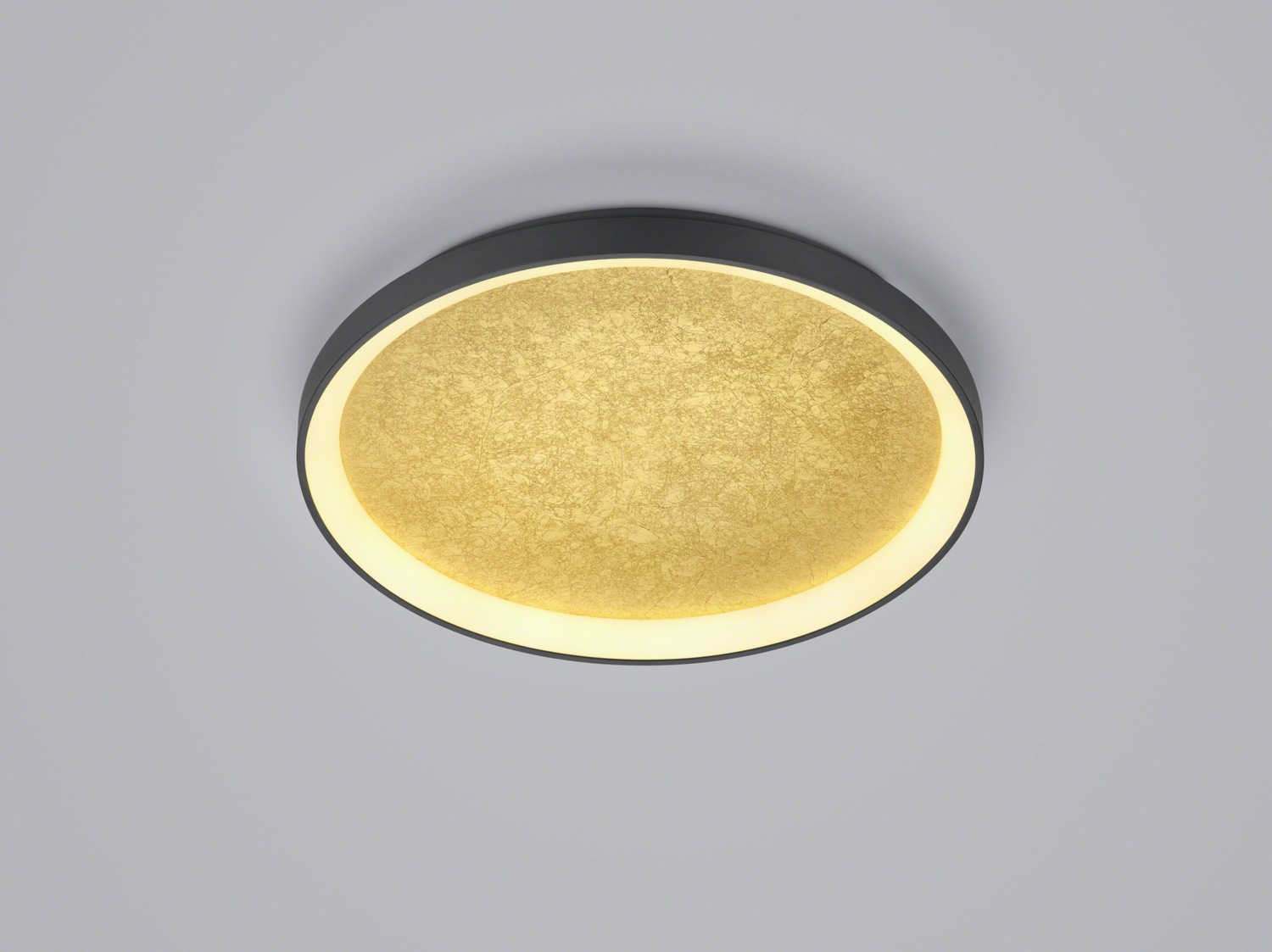 Helestra LED-Deckenleuchte MORI Schwarz/Gold 15/2504.28