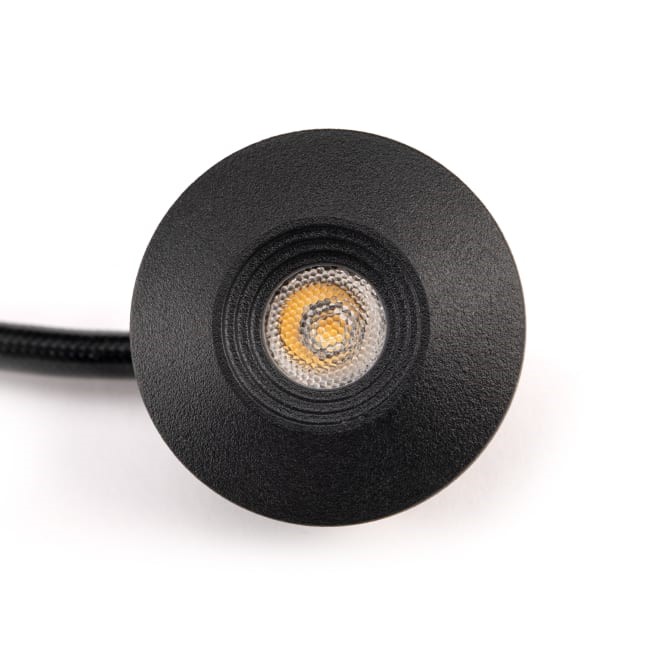 SLC LED-Einbaustrahler MINI ONE FIXED IP65 schwarz 2700K (nicht schwenkbar) SLC1205IP