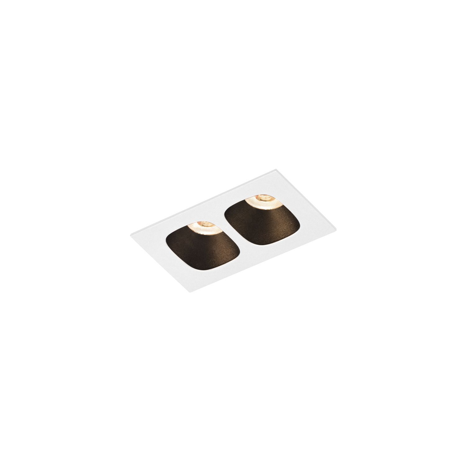 Wever & Ducré LED-Einbauleuchte PIRRO PETIT CEILING REC 2.0 weiß/schwarz 3000K 129151E5