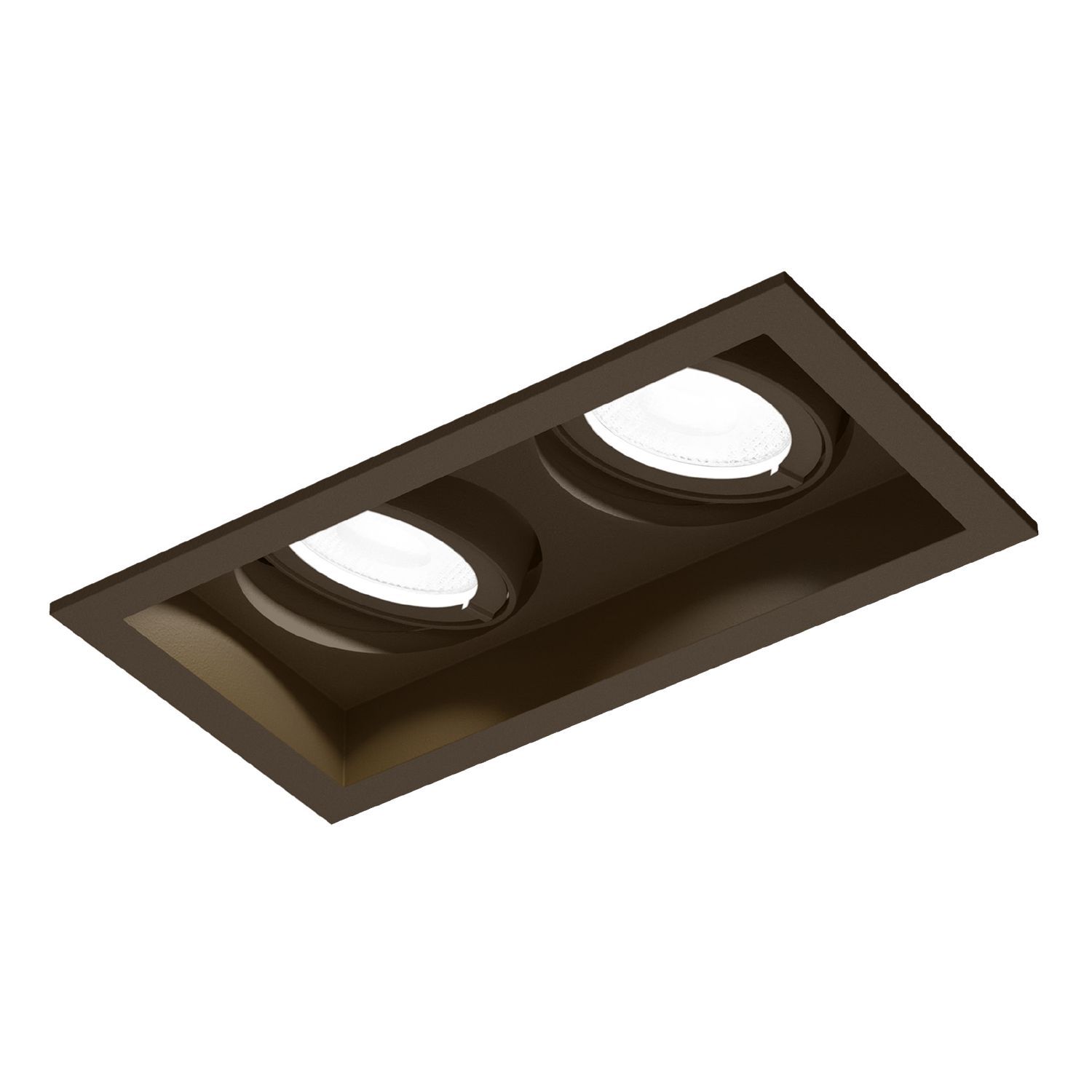 Wever & Ducré 2er-LED-Spot PLANO 2.0 LED Bronze 2000 - 3000K 118661Q9