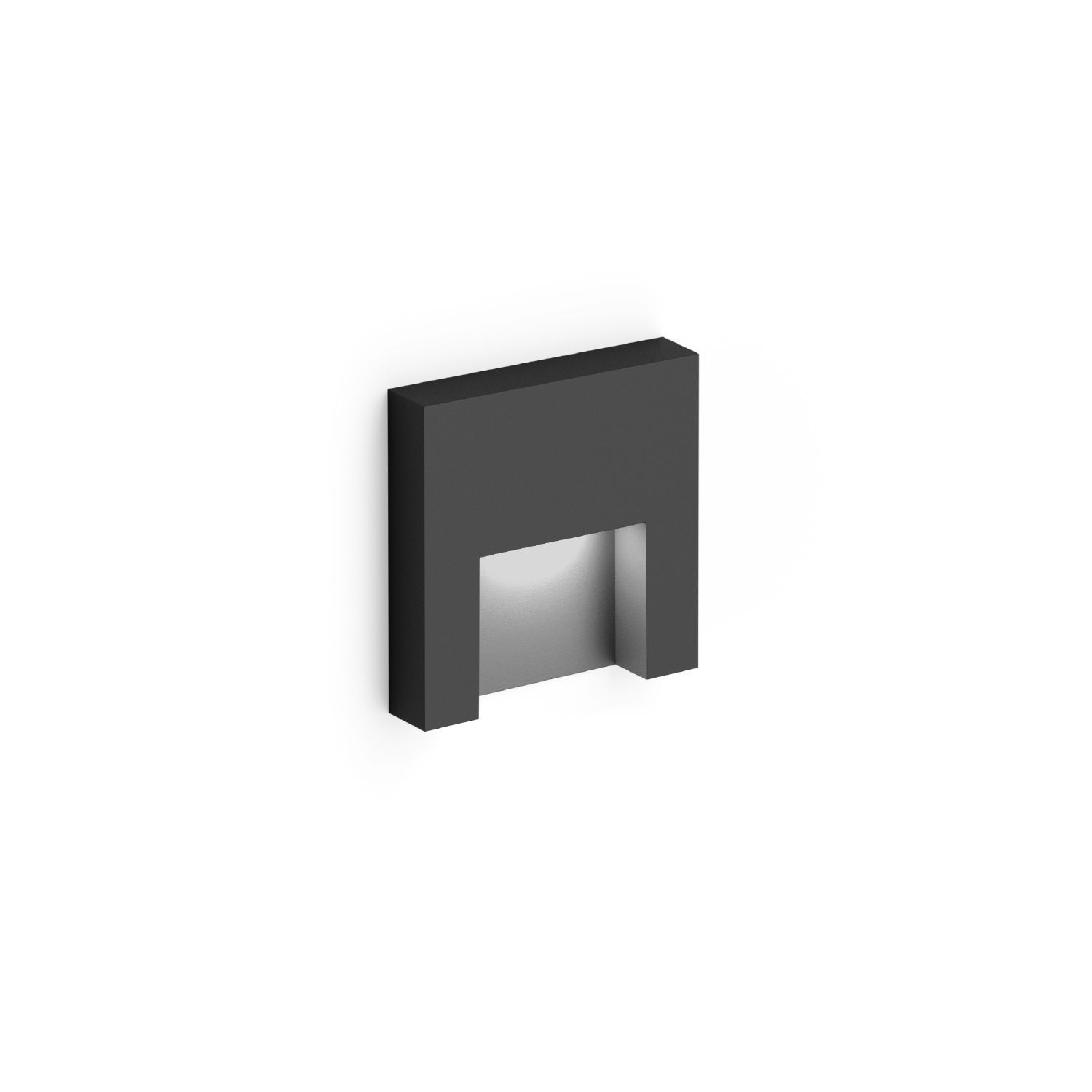 Wever & Ducré LED-Wandaußenleuchte RETO OUTDOOR WALL REC 0.8 - 3000K A anthrazitgrau 7451A2A5