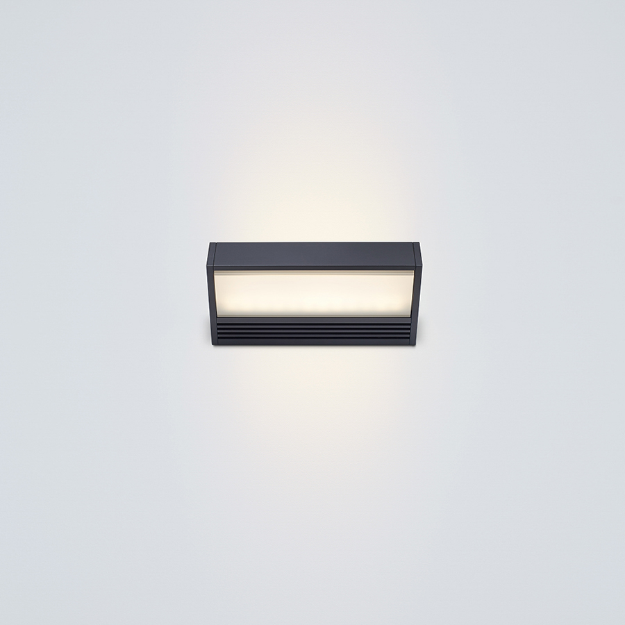 Serien Lighting LED-Wandleuchte SML² 150 schwarz, 3000K satinée/satinée SM1231