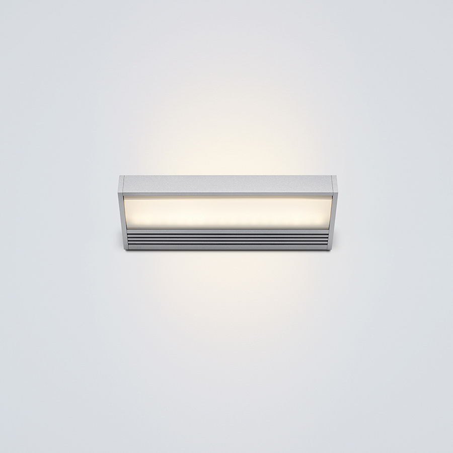 Serien Lighting LED-Wandleuchte SML² 220 silber, 2700K, satinée/satinée SM1333 4260331395473