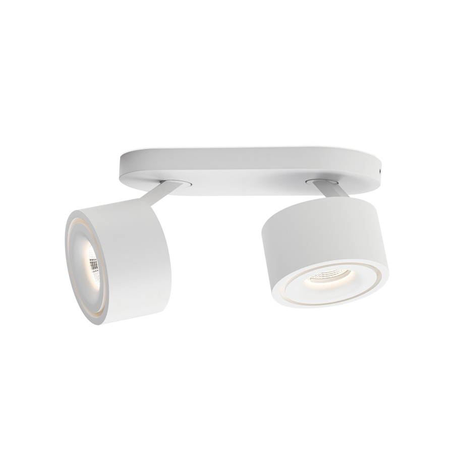 Orion Leuchten 2-er LED-Deckenstrahler SPECTER weiß DIM-to-Warm Str 10-602/2 weiß