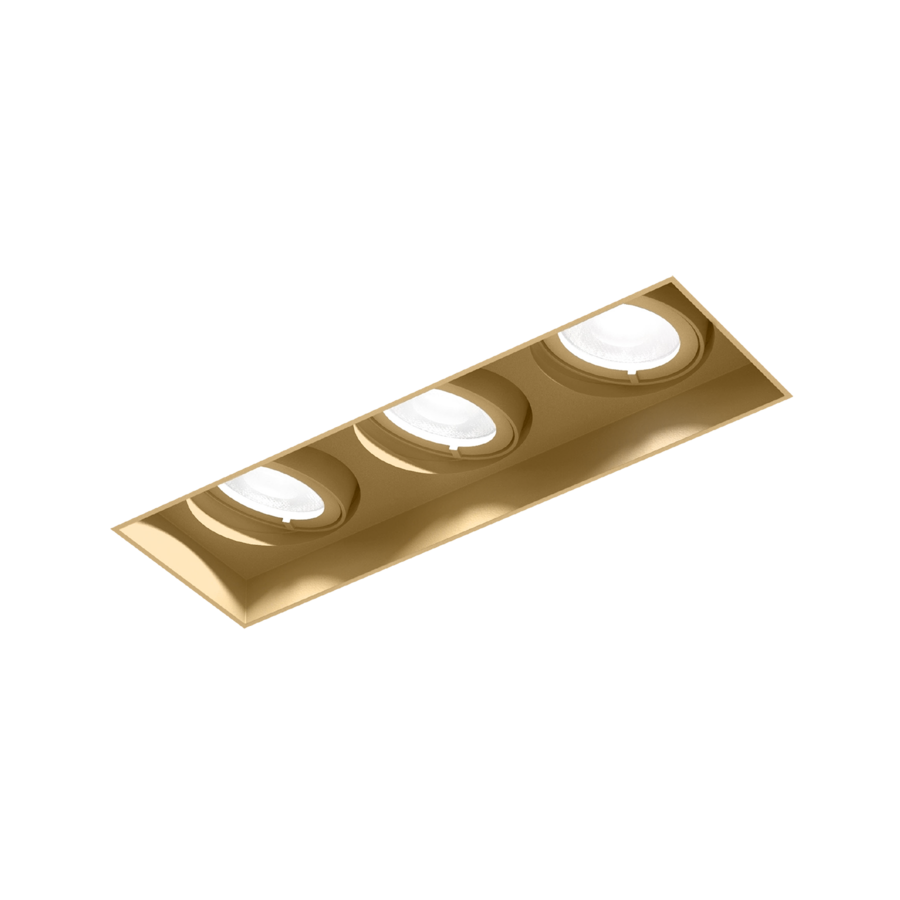 Wever & Ducré LED-Einbaustrahler STRANGE PETIT TRIMLESS CEILING REC 3.0 - 3000K M champagner wide 163671M5
