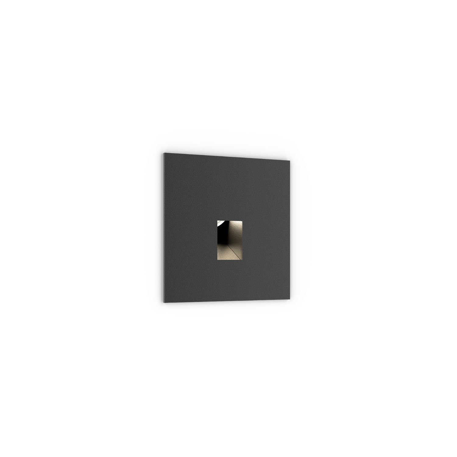 Wever & Ducré LED-Wandeinbauleuchte STRIPE WALL REC 0.7 3000K B schwarz 3055A1B4 5404037326068