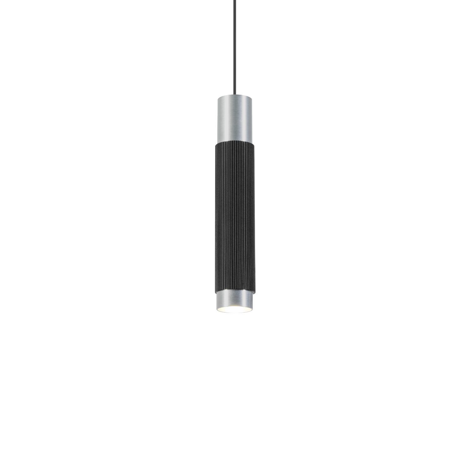 Wever & Ducré LED-Pendelleuchte TRACE CEILING SUSP 2.0 - 3000K BL schwarz-aluminium 3000K 253474BL5