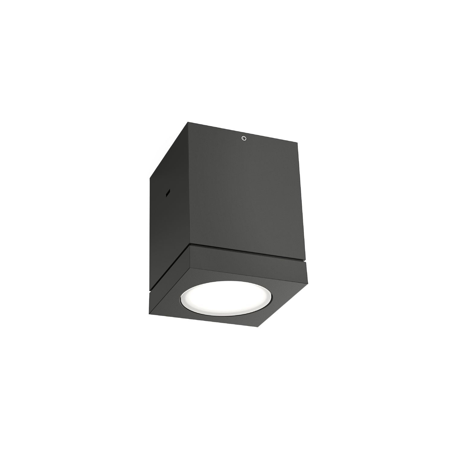 Wever & Ducré LED-Deckenaußenleuchte TUBE CARRÉ OUTDOOR CEILING SURF 1.0 - 3000K A anthrazitgrau 734464A5