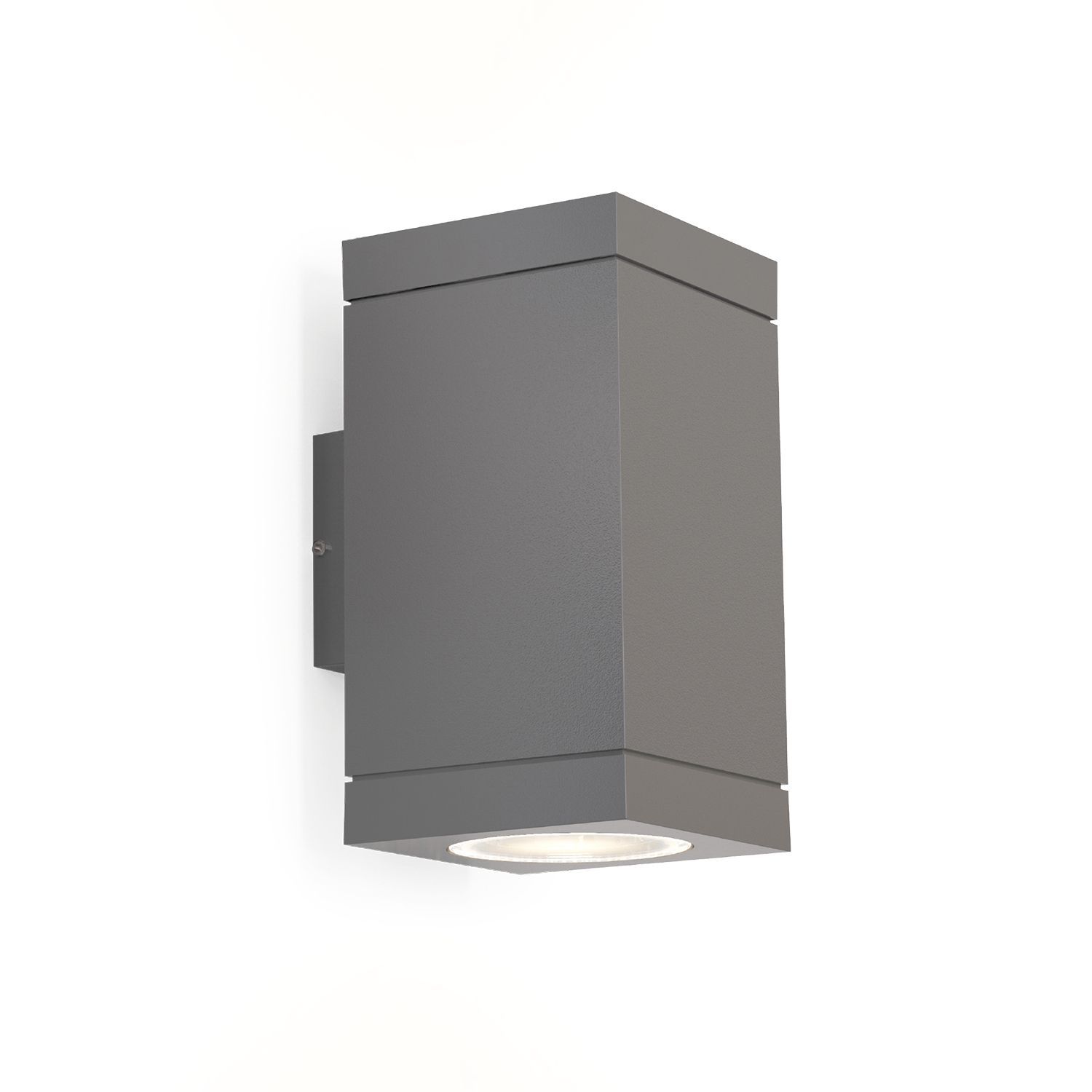 Wever & Ducré Wandaußenleuchte TUBE CARRÉ OUTDOOR WALL SURF 2.0 PAR16 D dunkelgrau 744220D0 5404037334063
