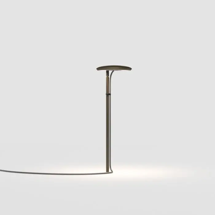 IP44.de Leuchten LED-Erdspießleuchte PAD 2700K dunkelbraun 91065-27-CB
