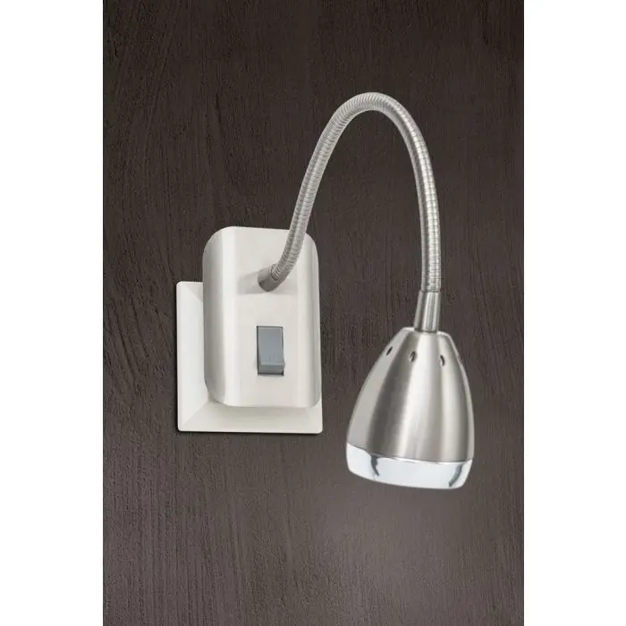 Hausmarke LED-Steckerleuchte PLANO Str 10-469 satin